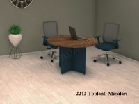 ahşap detaylı toplantı masası.