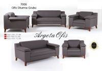 Geniş oturum alanına sahip konforlu 7006 Büro Oturma Grupları.