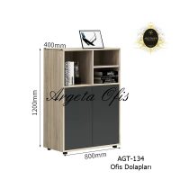 Geniş raflı dosya dolabı